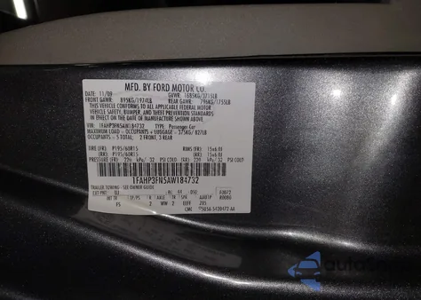 2010 Ford Focus Se from USA, damaged, VIN 1FAHP3FN5AW184732